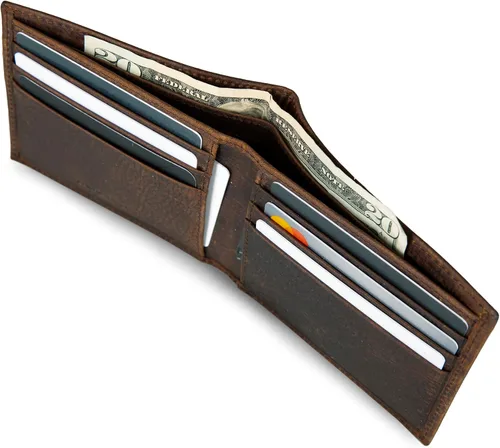 Miniatura 6 de Lucky Brand Men's Bifold Wallet ID Window Card Slots Genuine Leather Organization Durable Stylish
