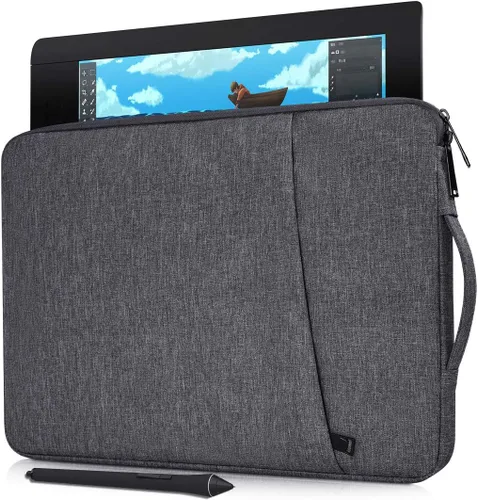 Funda para tableta de dibujo para Huion Kamvas 13/Inspiroy H1060P/H950P, Wacom Intuos Pro M/Wacom One 14, gris espacial Gris (Space Grey)