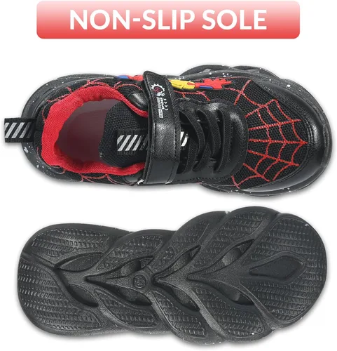 Miniatura 4 de Zapatillas iluminadas LED de dibujos animados para deportes al aire libre y correr con diseño transpirable