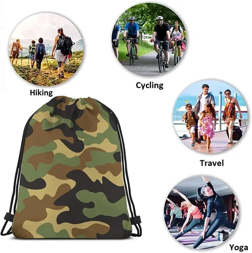 Miniatura 7 de Bolsas con cordón abstracto Mochila Bolsa de gimnasio Bolsa de cordón, Multi-a213, Mochilas de viaje