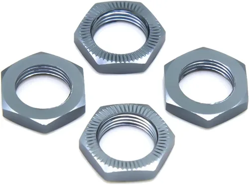 Miniatura 4 de 4pcs 17mm Wheel Hex Nuts Mount 4pcs for RC 1/5 TRAXS X-maX 77086-4 HSP RC Car - (Color: 4pcs)