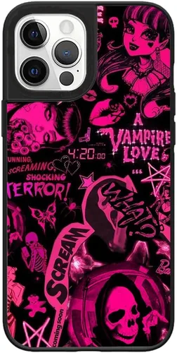 Miniatura 9 de Funda de teléfono gótico con calavera para iPhone 17, 16, 15, 14, 13, 12, 11 Pro/Pro Max/Plus/Air/mini 7 8 SE, diseño estético oscuro vintage, Skull