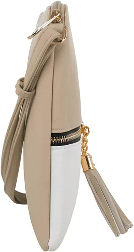 Miniatura 4 de SG SUGU - Bolso ligero y mediano con borla y bolsillo con cremallera