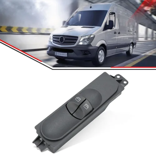 Miniatura 7 de 9065451513 Interruptor de elevalunas eléctrico del lado del conductor, interruptor de control maestro eléctrico compatible con Mercedes Benz