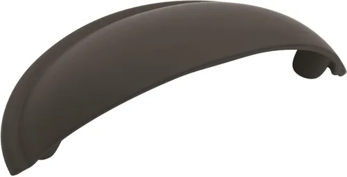 Miniatura 11 de Amerock - Tiradores de taza de 2-1/2 pulgadas (64 mm) de centro a centro, color negro mate, paquete de 10