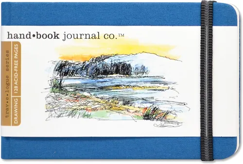 Miniatura 29 de Libro de Dibujo, Diario de Viaje, Gran Retrato 10-1/2 x 8-1/4, Diario de Artista Verde Cadmio