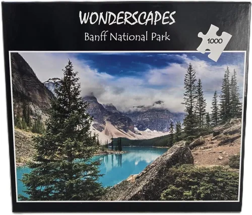 Miniatura 2 de Wonderscapes - Parque Nacional Banff - Lago Moraine - Rompecabezas de 1000 piezas, 27.55 x 19.68 pulgadas