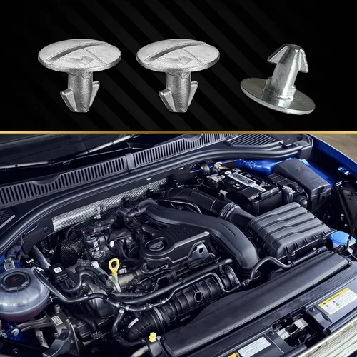 Miniatura 4 de Pack-8 Tornillo de tapa inferior del motor, tornillo de hardware de protección contra salpicaduras del motor, compatible con Honda Accord Civic CR-V