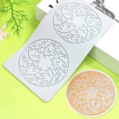 Miniatura 15 de Molde de silicona ahuecado Sugarcraft para decoración de tartas, tapete de encaje para fondant, decoración de pasteles de boda, moldes para hornear