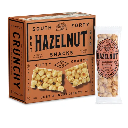 Miniatura 7 de South 40 Snacks - Barras de nueces crujientes, mezcla de 6 paquetes variados, toque de miel, proteína natural (barra de 1.41 onzas, paquete de 12)