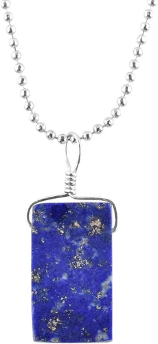 Miniatura 14 de Collar con colgante de gemas naturales, piedras en bruto, chapado en plata, cristales sanadores de chakras, hecho a mano, boda, cumpleaños