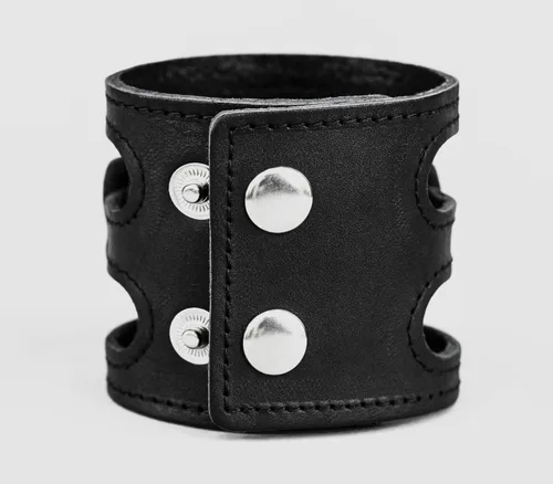 Miniatura 7 de Correa de cuero cosida ancha compatible con Apple Watch de 1.496 in 1.575 in 1.614 in 1.654 in 1.732 in 1.772 in 1.811 in 1.929 in, hecho a mano UA