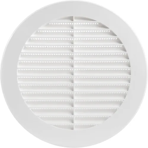 HVAC OV - Cubierta de ventilación blanca de 6 pulgadas - Plástico ABS duradero - Ventilación Soffit con pantalla de malla - para baño, garaje, RV,