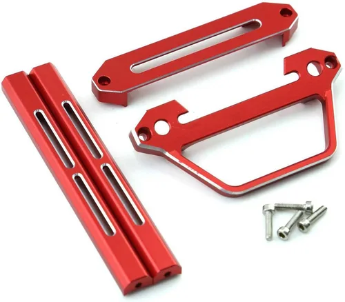 Miniatura 7 de kingsea Marco protector de transmisor de metal, accesorios de receptor de transmisor de automóvil a control remoto, piezas de actualización Rojo
