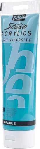 Miniatura 28 de PEBEO Studio Acrílicos de Alta Viscosidad, Acrílico Fino, 250 ml - Plata Iridiscente, 8.45 Fl Oz (Paquete de 1)
