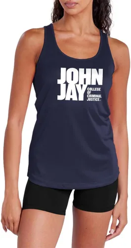 Miniatura 159 de Camiseta deportiva sin mangas oficial de NCAA Collegiate para mujer, con espalda cruzada, colección con logotipo primario