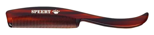 Miniatura 32 de #10 Peine de dientes estrechos hecho a mano Tortuga Havana Acetato fino recto fino desenredante Parting Grooming Teasing Peluquería Peluquería