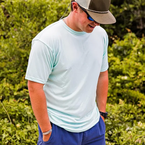 Miniatura 4 de Camiseta deportiva Vapor Apparel con protección solar de más de 50 UPF de mangas cortas para hombre