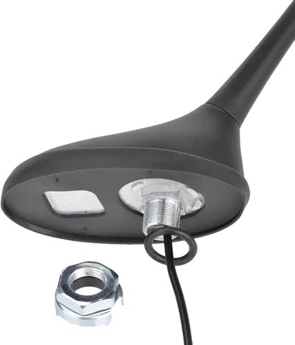 Miniatura 8 de Eightwood Antena de radio universal para automóvil, montaje en techo, antena estéreo FM AM con conector macho DIN para vehículo, camión, SUV, radio