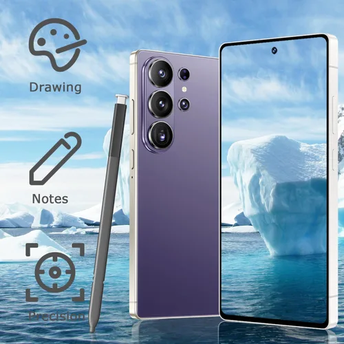 Miniatura 6 de Smartphone Android desbloqueado de 12+512 GB, pantalla HD de 6.9 pulgadas, batería de 4500 mAh, cámara dual de 21+8 MP, doble SIM, identificación