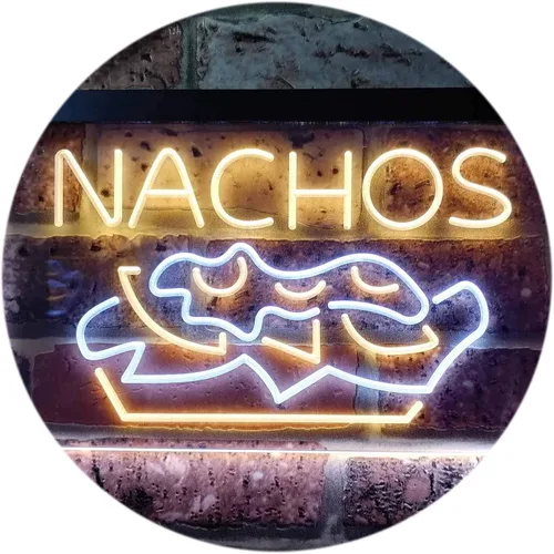 Miniatura 20 de ADVPRO Nachos Café - Letrero de neón LED de doble color, azul y rojo, 16 x 12 pulgadas, st6s43-i0314-Br