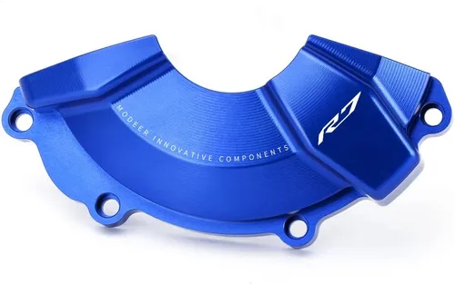 Miniatura 10 de Modeer Para YZF R7 2021-2023 2024 2025 extensión de soporte lateral de motocicleta Ampliar placa Pad yzf r7 yzfr7 r 7 Accesorios Color Azul
