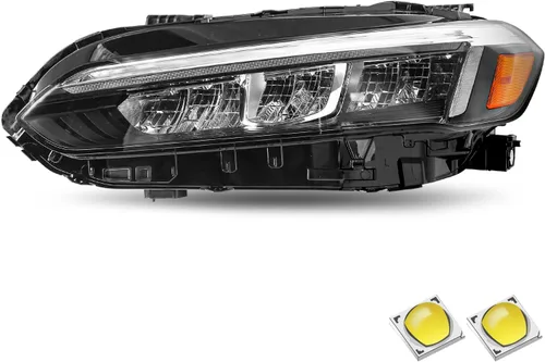 Miniatura 13 de JSBOYAT Conjunto de faros delanteros LED completos con LED DRL para Honda Civic OEM 2022 2023 2024 2025 Reemplazo del faro delantero del proyector