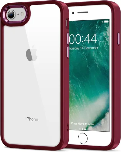 Miniatura 28 de HOOMIL Funda para iPhone 13 de 6.1 Pulgadas, sin amarillamiento, protección contra caídas, cubierta trasera dura transparente antiarañazos - Cristal