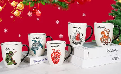 Miniatura 7 de Taza de cerámica que cambia de calor, taza de café divertida para mamá, papá, taza de té de porcelana, regalos para hombres y mujeres, cumpleaños