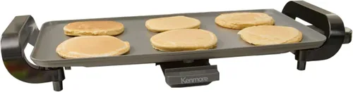 Kenmore - Plancha eléctrica antiadherente de 1500 W, temperatura ajustable, 10 x 18 pulgadas, fácil de limpiar, gran superficie de cocción, ideal