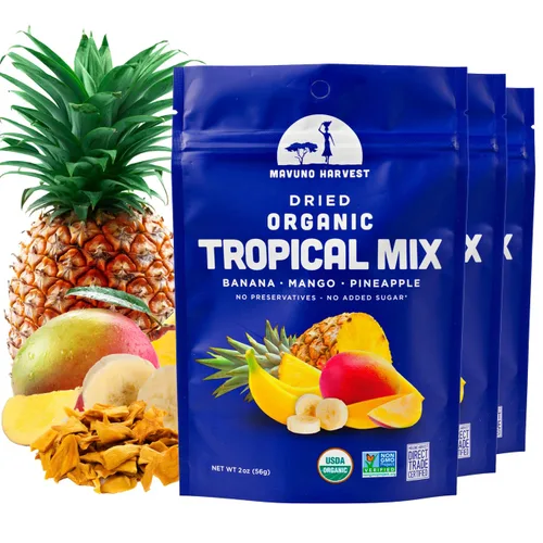 Miniatura 7 de Mavuno Harvest - Fruta seca 100% orgánica, 6 paquetes de 2 onzas de Jaca