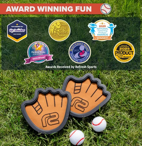 Miniatura 8 de Juego de pelota para lanzar y atrapar, pelotas adhesivas fáciles de usar y guante de entrenamiento de béisbol para principiantes, paleta de juguete