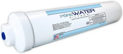 Filtro de agua en línea para refrigeradores, máquinas de hielo, cafeteras, fuentes de agua, refrigeradores de agua, grifos de fregadero, RV, cámpers