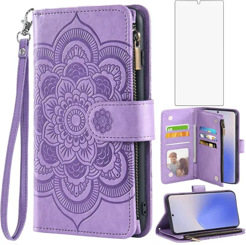 Miniatura 11 de Asuwish Funda de teléfono para Samsung Galaxy Note 20 Glaxay Note20 5G con protector de pantalla de vidrio templado y soporte para tarjeta de Azul