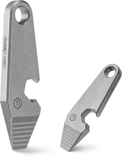 Miniatura 10 de KeyUnity KR00 EDC Barra de palanca de bolsillo Bit Bar de titanio Multiherramienta con clip de bolsillo