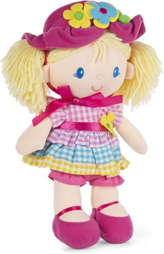 Miniatura 2 de GUND Muñeca de peluche April Springtime Dolly de 13 pulgadas con gorro extraíble y vestido
