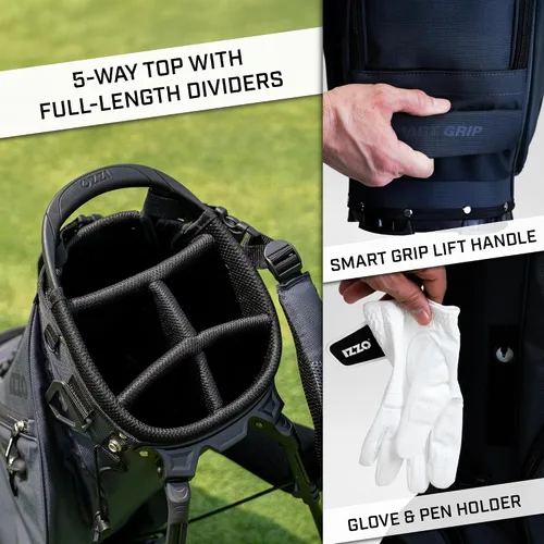 Miniatura 4 de Bolsa de soporte de golf Izzo Heritage