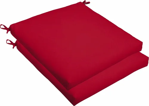 Miniatura 14 de Sorra Home Sunbrella Bristol - Cojín cuadrado para silla (juego de 2), resistente a la decoloración y al agua, para exteriores e interiores