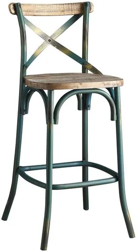 Miniatura 3 de Acme Furniture Zaire Silla de bar, nogal/negro antiguo