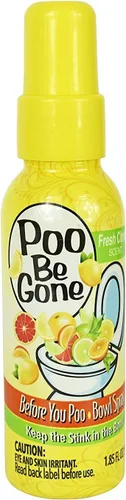 Juego de espray para inodoro Poo Be Gone de 1.85 onzas, desodorante de baño Before You Go, cuenta con aroma cítrico fresco y aroma a lavanda. (3)