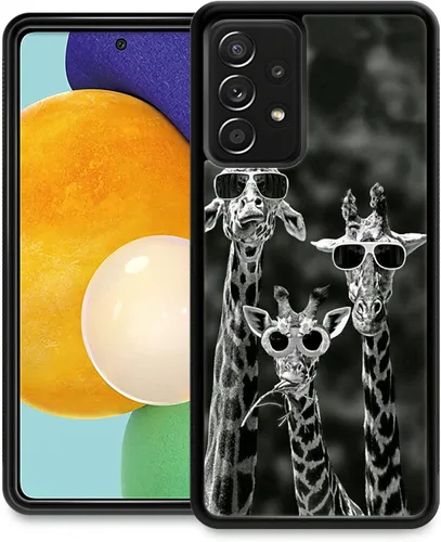 CARLOCA Funda compatible con Samsung Galaxy A52, funda divertida para Samsung Galaxy A52, diseño gráfico de moda, a prueba de golpes, antiarañazos,