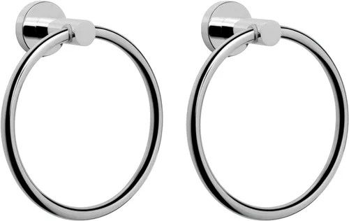 Miniatura 13 de NearMoon Anillo de Toalla de Baño, Accesorios de Ferretería de Baño - Soporte de Toalla de Mano de Acero Inoxidable Engrosado para Baño, Colgador