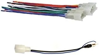 Arnés de cable de radio estéreo para automóvil y adaptador de antena a radio del mercado de accesorios para algunos vehículos Subaru Toyota Scion. -