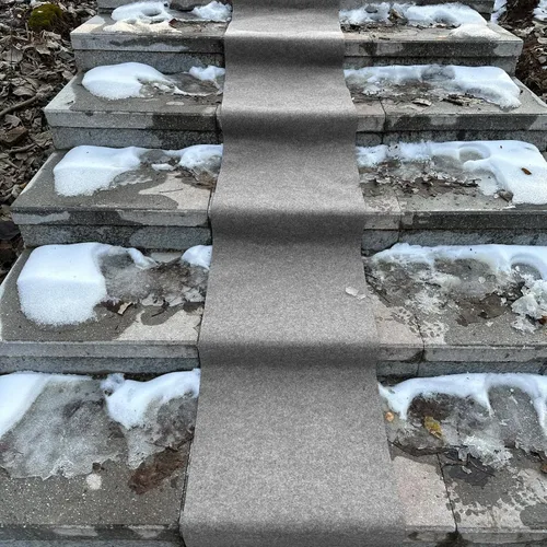 Miniatura 2 de Prriudy Alfombra antideslizante de 16 x 118 pulgadas, alfombra de fieltro antideslizante para pasarelas de invierno, puerta delantera, escaleras
