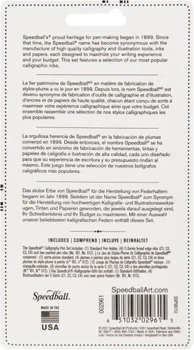 Miniatura 2 de Speedball Juego de caligrafía básica, juego de 7
