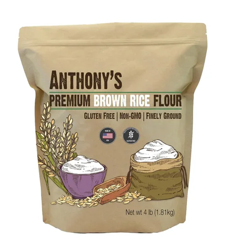 Miniatura 9 de Harina marrón de arroz Anthony's, libre de GMO