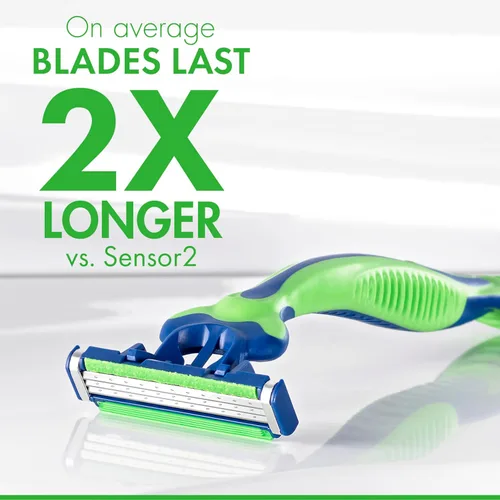 Miniatura 2 de Gillette Sensor3 Sensitive - Maquinillas de afeitar desechables para hombre, 12