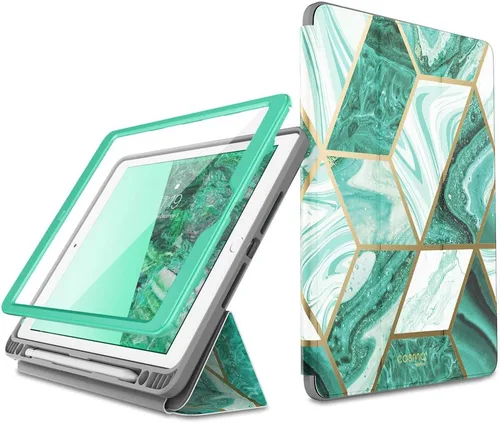Miniatura 8 de i-Blason Cosmo - Funda para iPad de 9ª/8ª/7ª generación, iPad 10.2 (2021/2020/2019), triple pliegue de cuerpo completo con protector de pantalla Azul