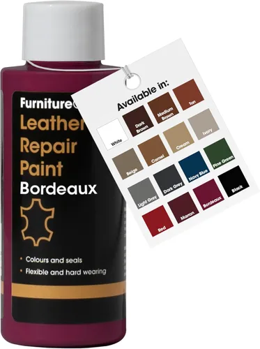 Miniatura 19 de Furniture Clinic Pintura y tinte para reparación de cuero, colorante autosellante para una reparación rápida y fácil del cuero, adecuado para sofás