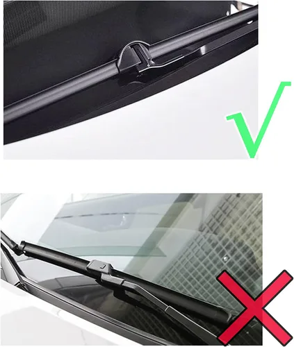 Miniatura 4 de Limpiaparabrisas delantero LHD para Mercedes-Benz GLK 280 300 350 200 220 320 X204 parabrisas de 22 x 19 pulgadas